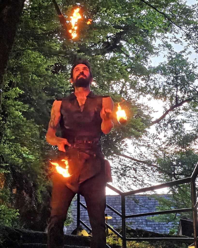 le jongleur de feu