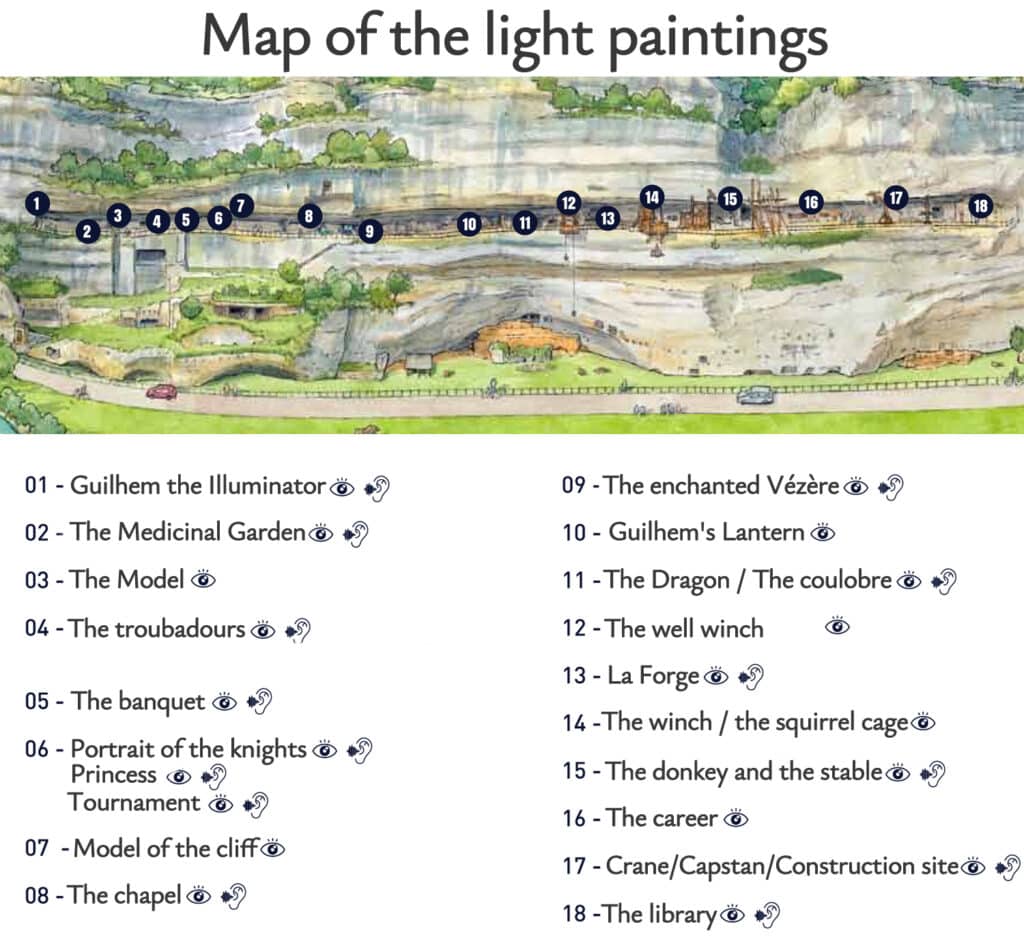 Map of the paintingspaintings