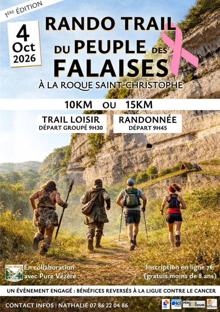 Affiche trail du peuple des falaises klikego